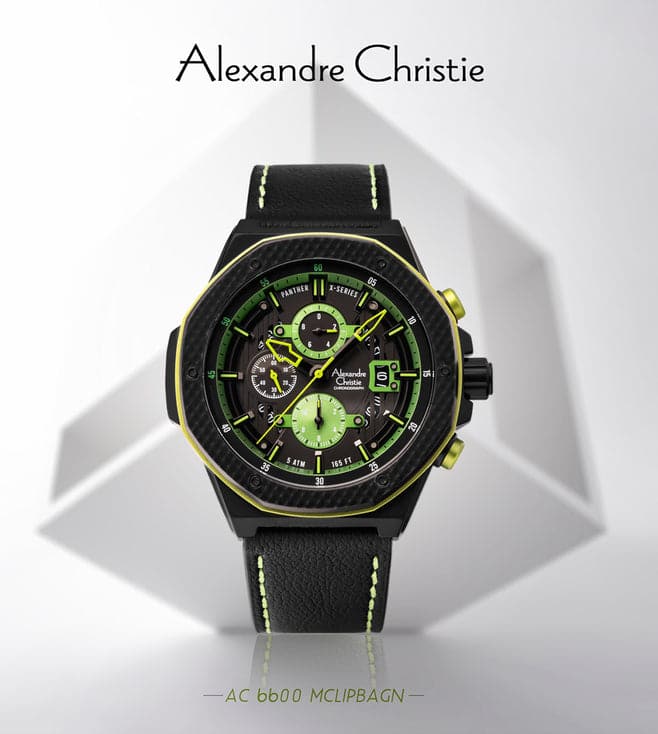 ALEXANDRE CHRISTIE Panther X Series 6600 MCL Chronograph Watch for Men 6600MCLIPBAGN - Kamal Watch Company