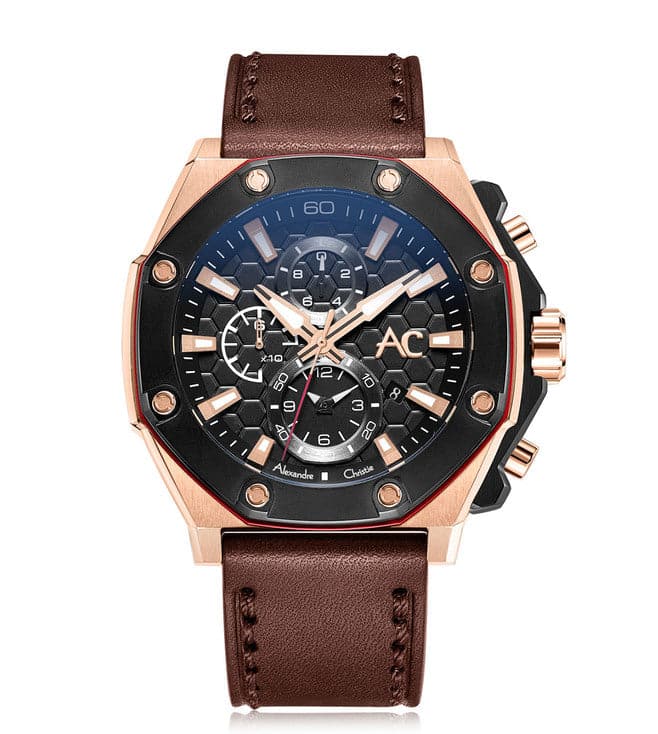 ALEXANDRE CHRISTIE 9601MCLBRBA New Chronograph Watch for Men - Kamal Watch Company