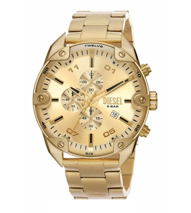 DIESEL DZ4608 Spiked Chronograph Analog Watch for Men - Kamal Watch Company