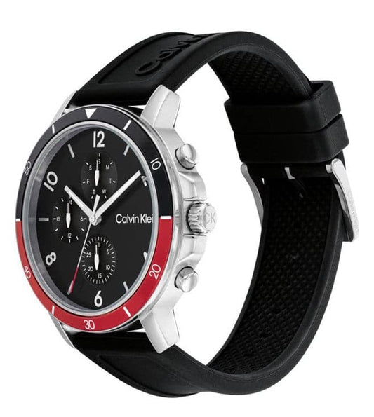 CALVIN KLEIN Gauge Sport Chronograph Watch for Men 25200072 - Kamal Watch Company