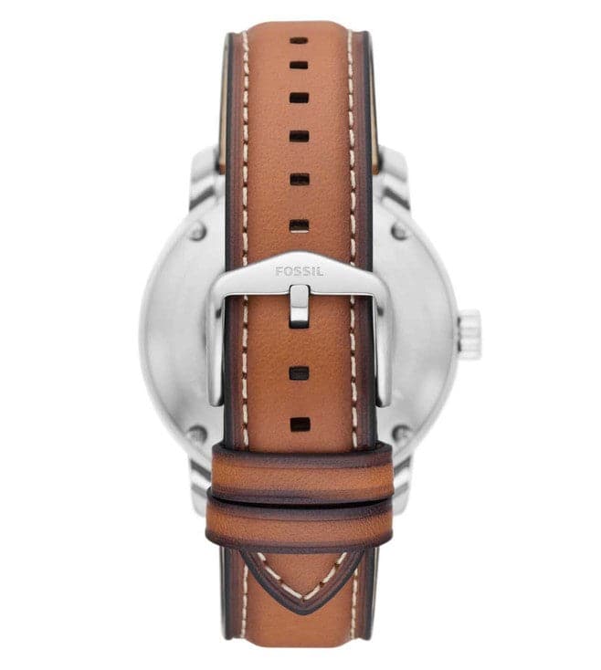 Fossil Mens 43 mm Heritage Black Dial Leather Analog Watch - ME3233 - Kamal Watch Company