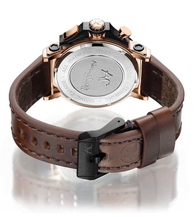 Chronograph Watch with Tang Buckle 9205MCLBRBA - Kamal Watch Company
