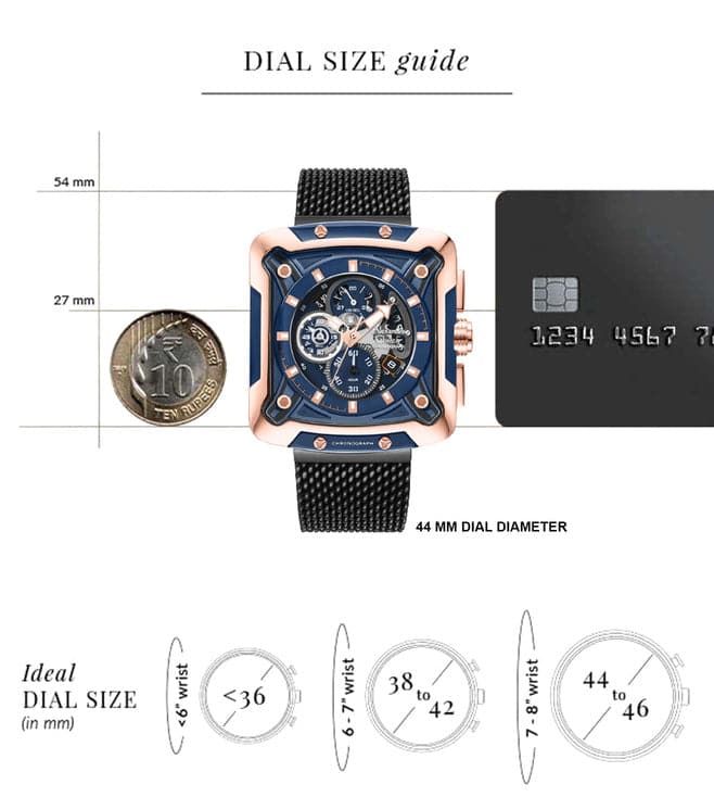 ALEXANDRE CHRISTIE 3039MCBURBU Chronograph Watch for Men - Kamal Watch Company