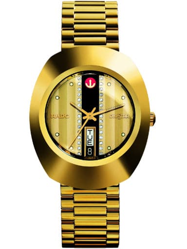 Rado Original Automatic Gold Dial Men's Watch - Kamal Watch Company