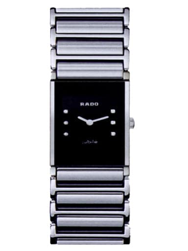 Rado Integral Black Dial Stainless Steel Women's Watch - Kamal Watch Company