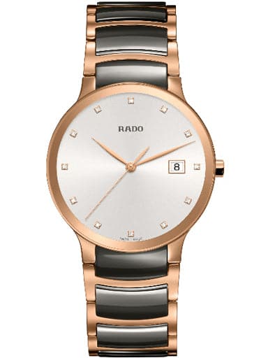 Rado Centrix Quartz White Diamond Dial Men's Watch - Kamal Watch Company