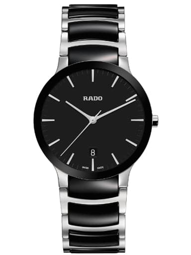 Rado Centrix Ceramic & Stainless Steel Men Watch - Kamal Watch Company