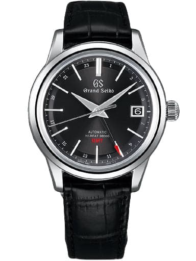 Grand Seiko Elegance Men Date Automatic Black Dial Watch - Kamal Watch Company