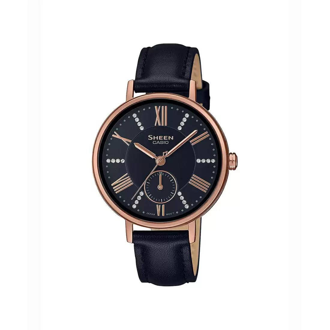 CASIO SHEEN Pink Gold IP - Women's Watch SH237 - Kamal Watch Company