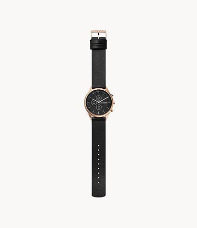 SKAGEN Hybrid Smartwatch HR - Jorn 38mm Black Leather SKT3102 - Kamal Watch Company