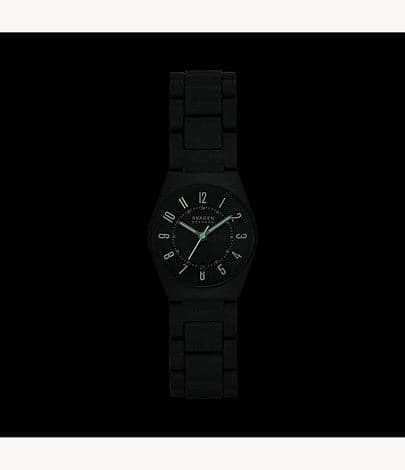 SKAGEN Grenen Lille Ocean Three-Hand Date Caviar #tide ocean material® Watch SKW3033 - Kamal Watch Company