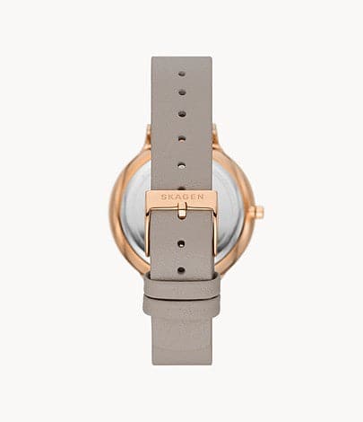 SKAGEN Anita Three-Hand Date Greystone Eco Leather Watch SKW3056I - Kamal Watch Company