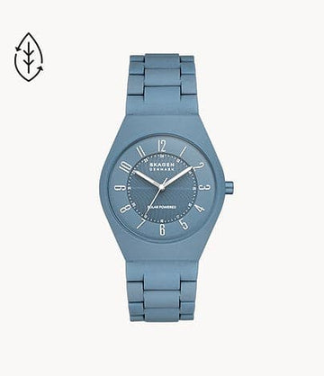 SKAGEN Grenen Ocean Solar-Powered Coastal Blue #tide ocean material® Watch SKW6812 - Kamal Watch Company