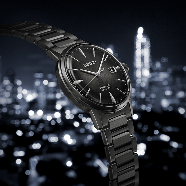 SEIKO "PRESAGE COCKTAIL TIME ‘THE BLACK VELVET’ " - SRPJ15J1 - Kamal Watch Company