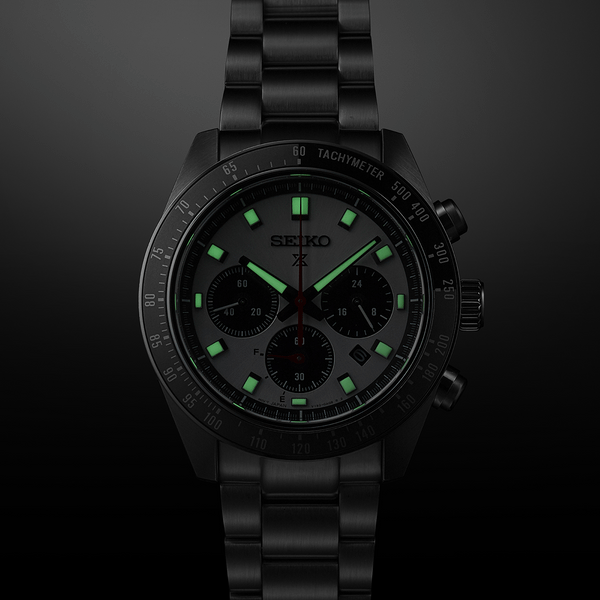SEIKO PROSPEX SPEEDTIMER ‘GO LARGE’ SOLAR CHRONOGRAPH - SSC911P1 - Kamal Watch Company