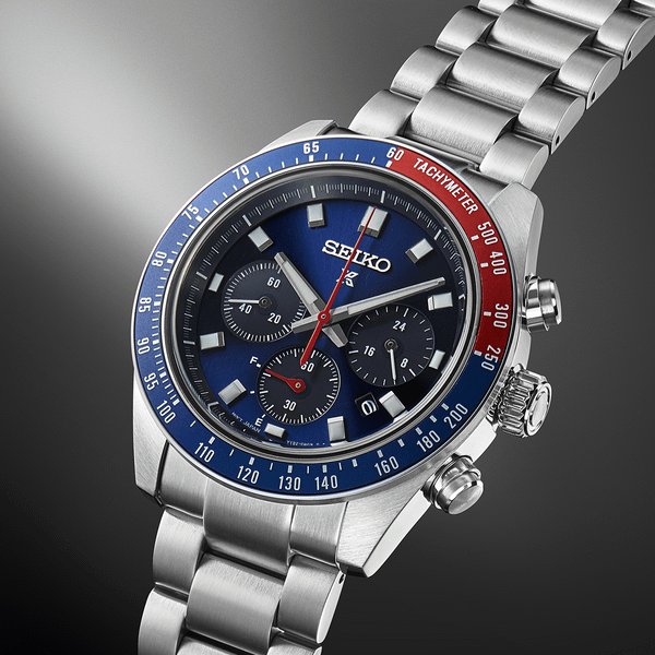 SEIKO PROSPEX SPEEDTIMER ‘GO LARGE’ SOLAR CHRONOGRAPH - SSC913P1 - Kamal Watch Company