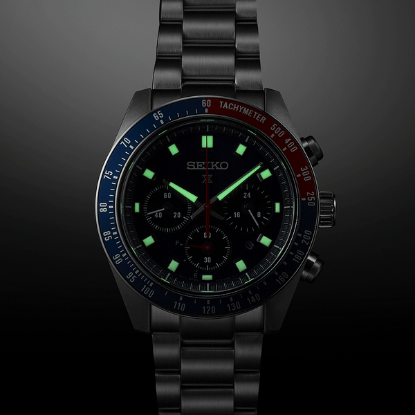 SEIKO PROSPEX SPEEDTIMER ‘GO LARGE’ SOLAR CHRONOGRAPH - SSC913P1 - Kamal Watch Company