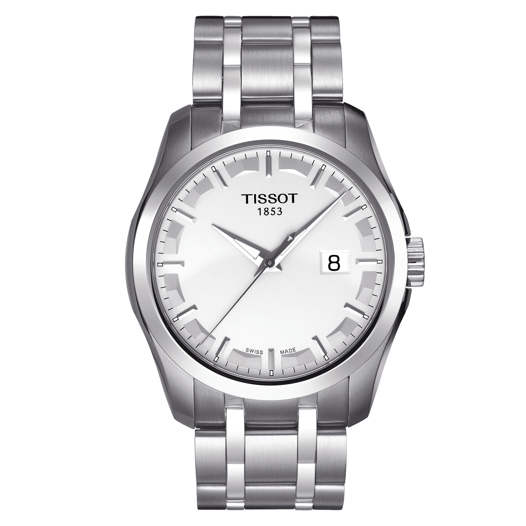Tissot T-Classic Couturier Silver Dial Men's Watch - Kamal Watch Company