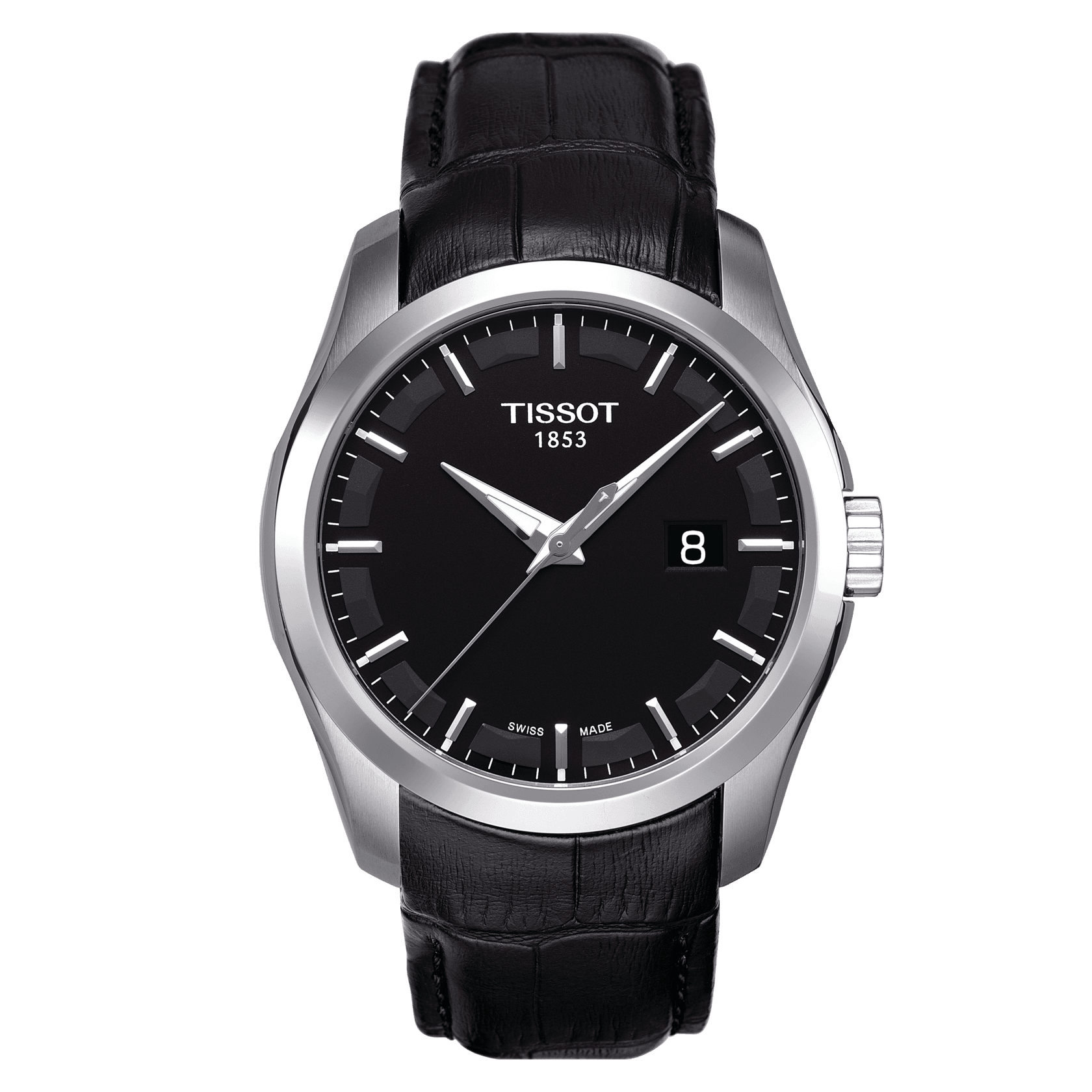 Tissot T-Classic Couturier Men's Black Dial Watch - Kamal Watch Company
