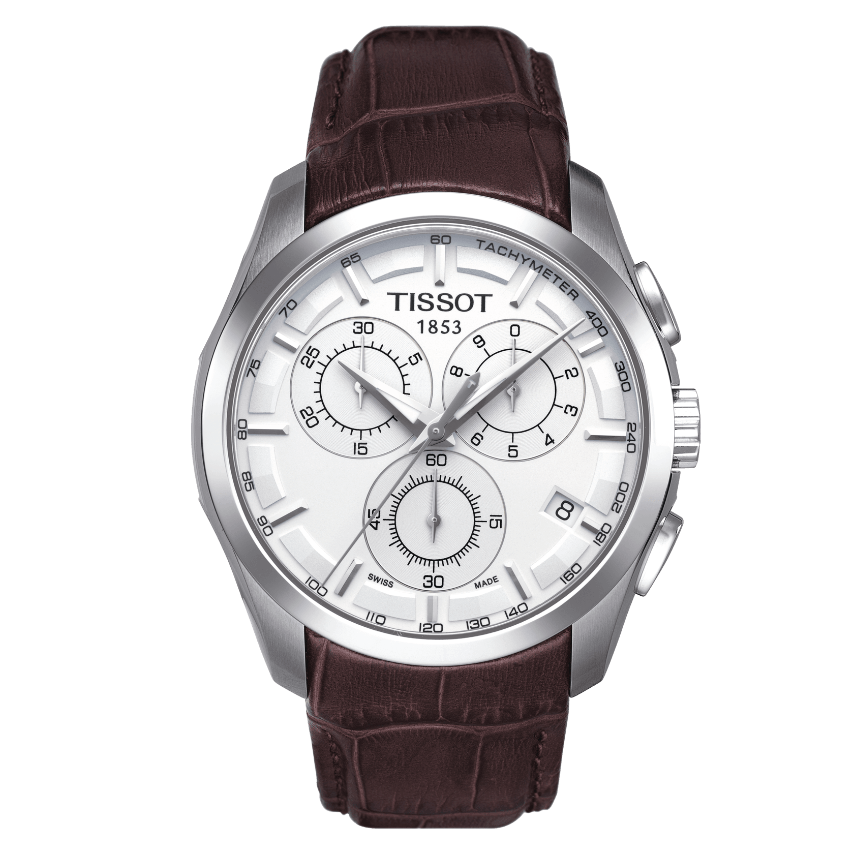 Tissot T-Classic Couturier Chronograph Silver Dial Men's Watch - Kamal Watch Company