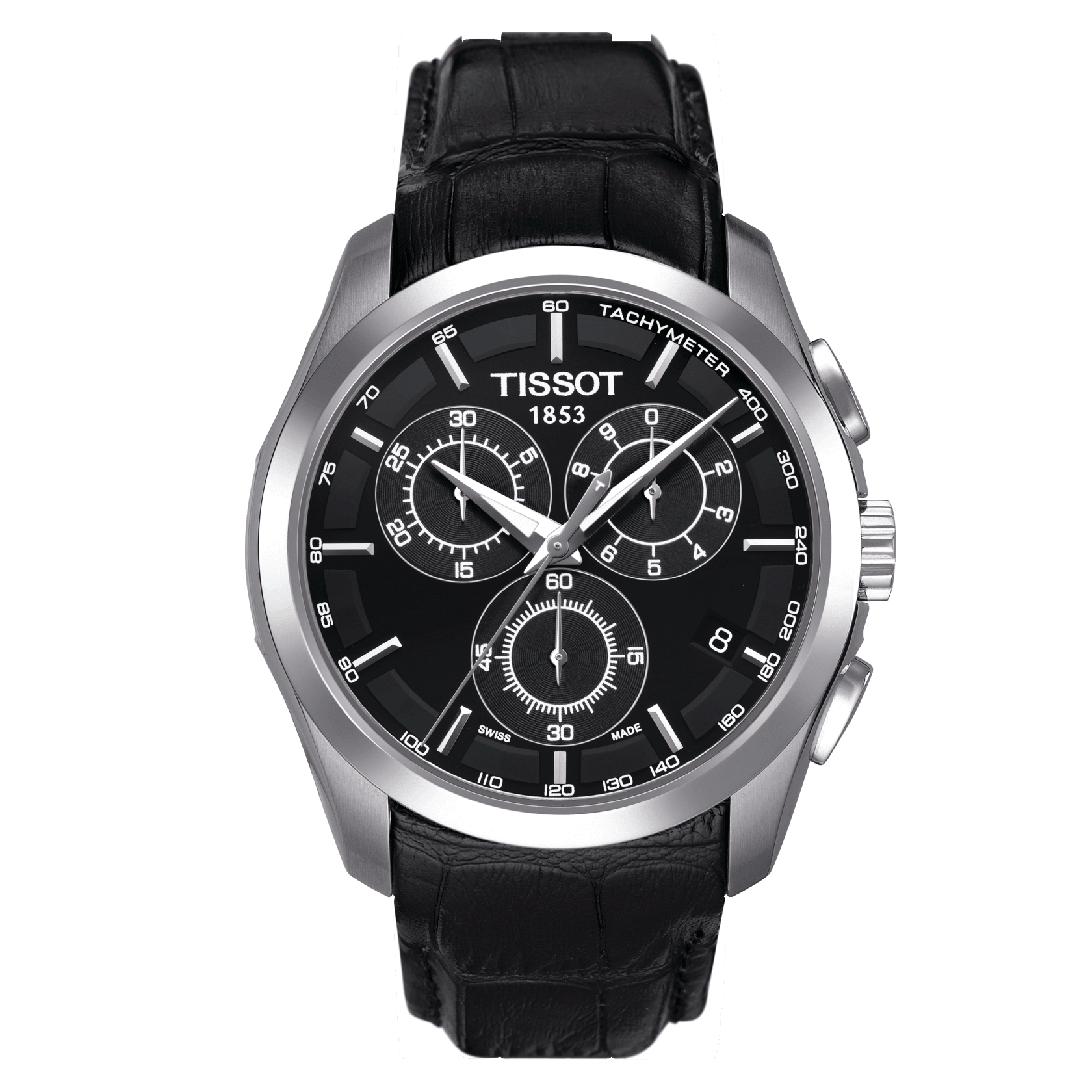 Tissot T-Trend Couturier Black Dial Chronograph Men's Watch - Kamal Watch Company