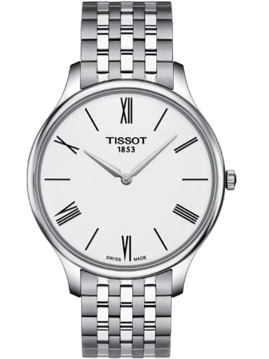 Tissot Tradition 5.5 White Dial Men's Watch - Kamal Watch Company
