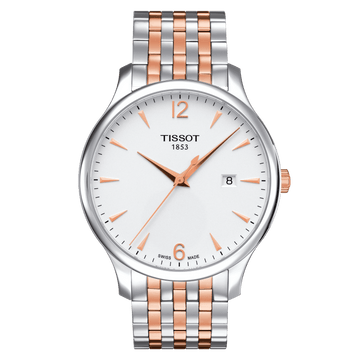 Tissot Tradition Silver Dial Stainless Steel Men's Quartz Watch - Kamal Watch Company