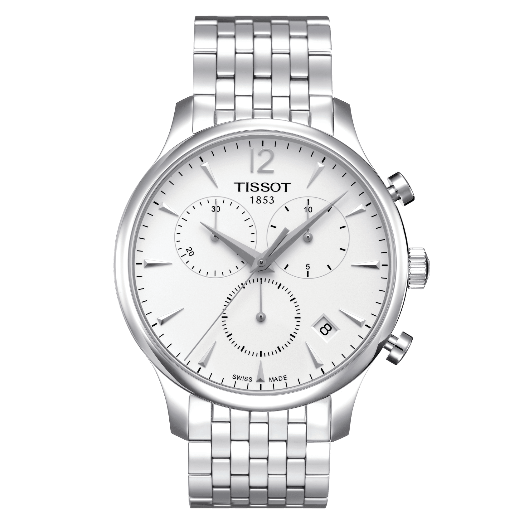Tissot T-Trend Stainless Steel Chronograph Men's Watch - Kamal Watch Company