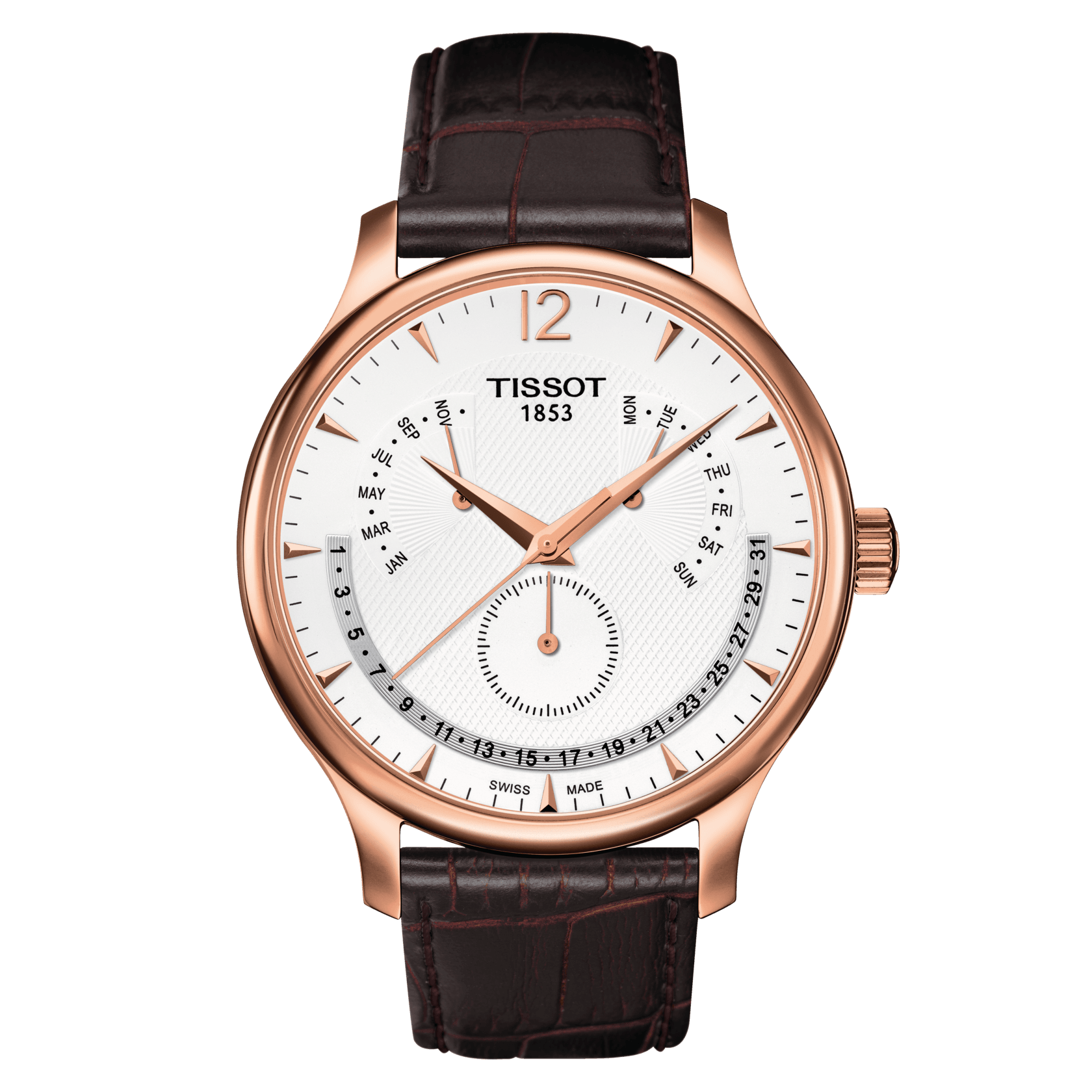 Tissot T-Tradition Perpetual Calendar Men's Quartz Watch - Kamal Watch Company