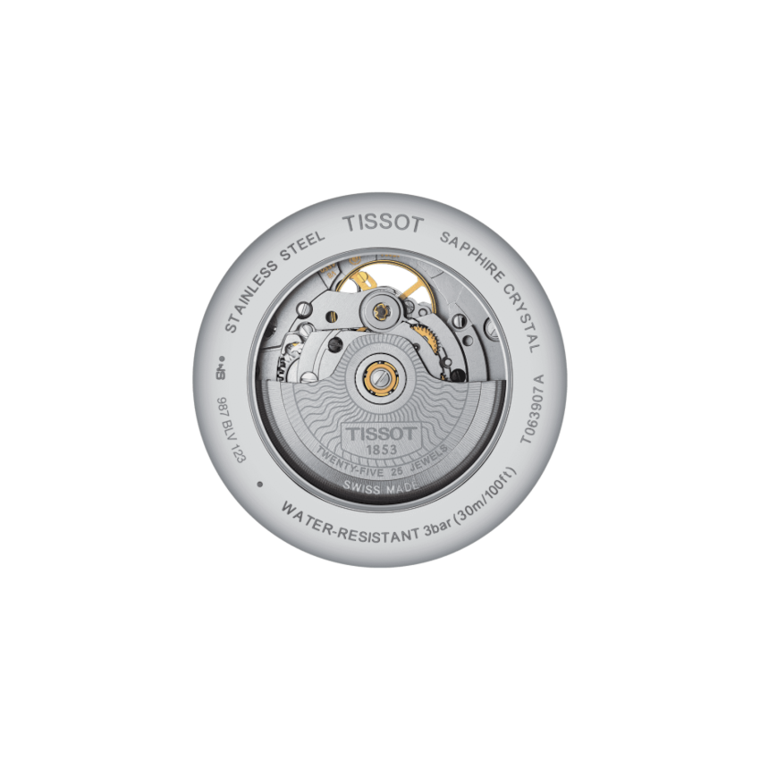 TISSOT TRADITION POWERMATIC 80 OPEN HEART T063.907.11.038.00 - Kamal Watch Company
