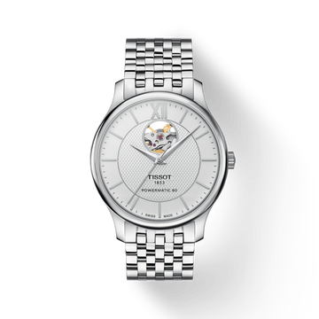TISSOT TRADITION POWERMATIC 80 OPEN HEART T063.907.11.038.00 - Kamal Watch Company