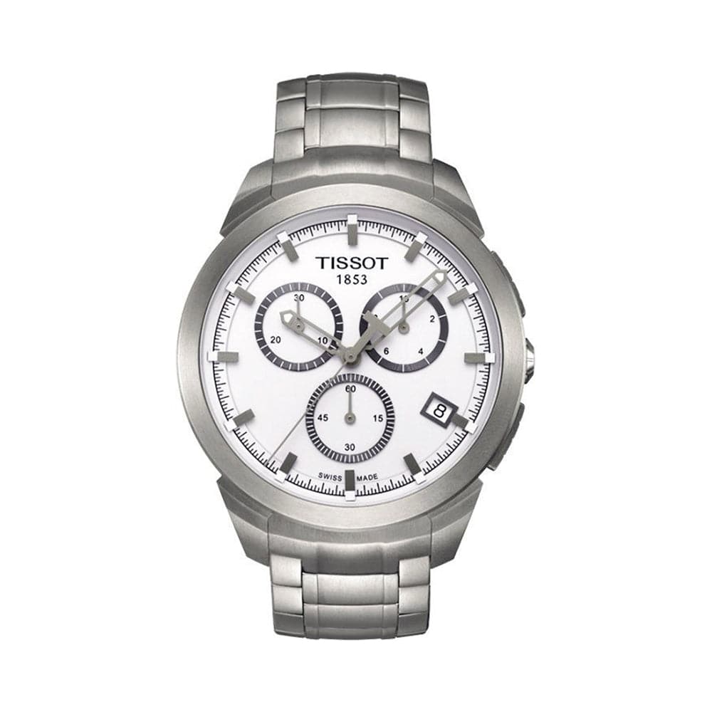 TISSOT Chronograph Silver Dial Titanium Men's Watch T069.417.44.031.00 - Kamal Watch Company