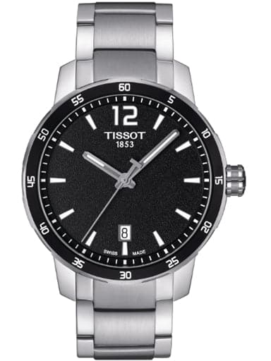 TISSOT Quickster Black Dial Stainless Steel Men's Watch T095.410.11.057.00 - Kamal Watch Company