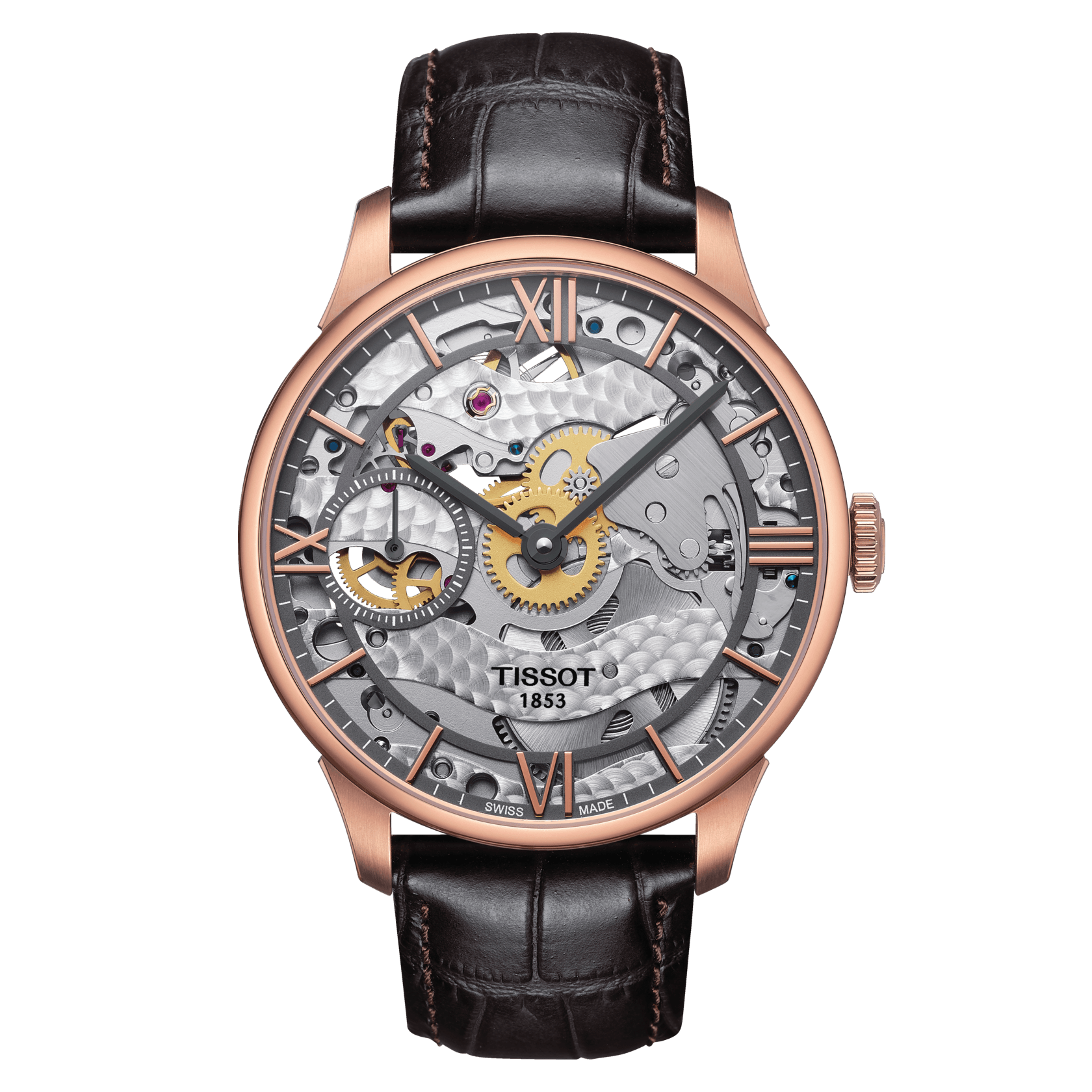 Tissot T-Classic Chemin Des Tourelles Squelette Mechanical Men's Watch - Kamal Watch Company