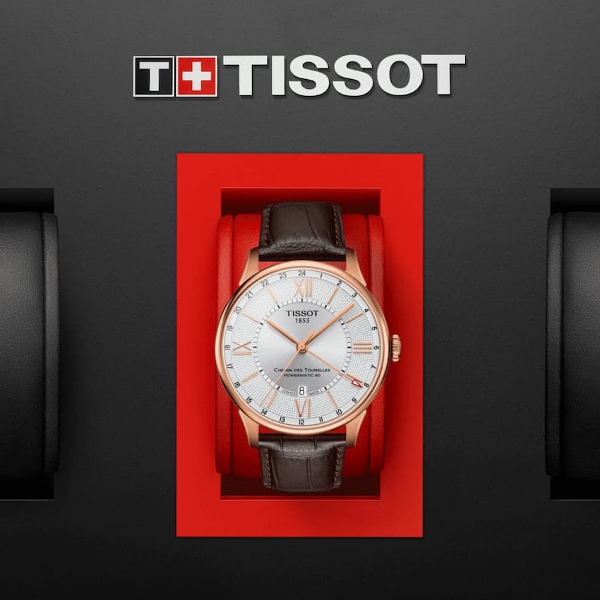 TISSOT CHEMIN DES TOURELLES POWERMATIC 80 GMT T099.429.36.038.00 - Kamal Watch Company