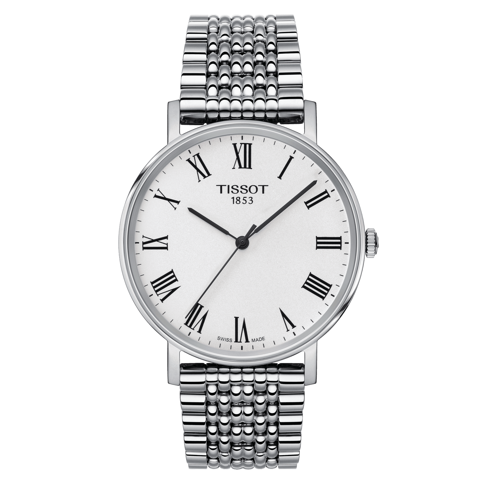 Tissot Everytime Medium Silver Dial Men's Watch - Kamal Watch Company