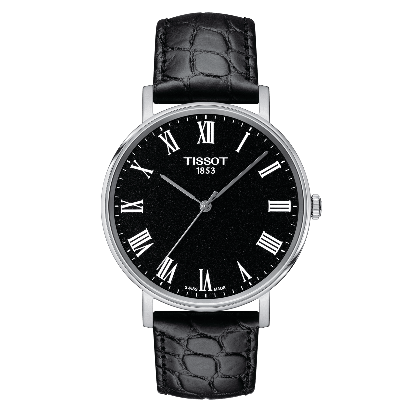 Tissot T-Classic Everytime Medium Black Dial Men's Watch - Kamal Watch Company