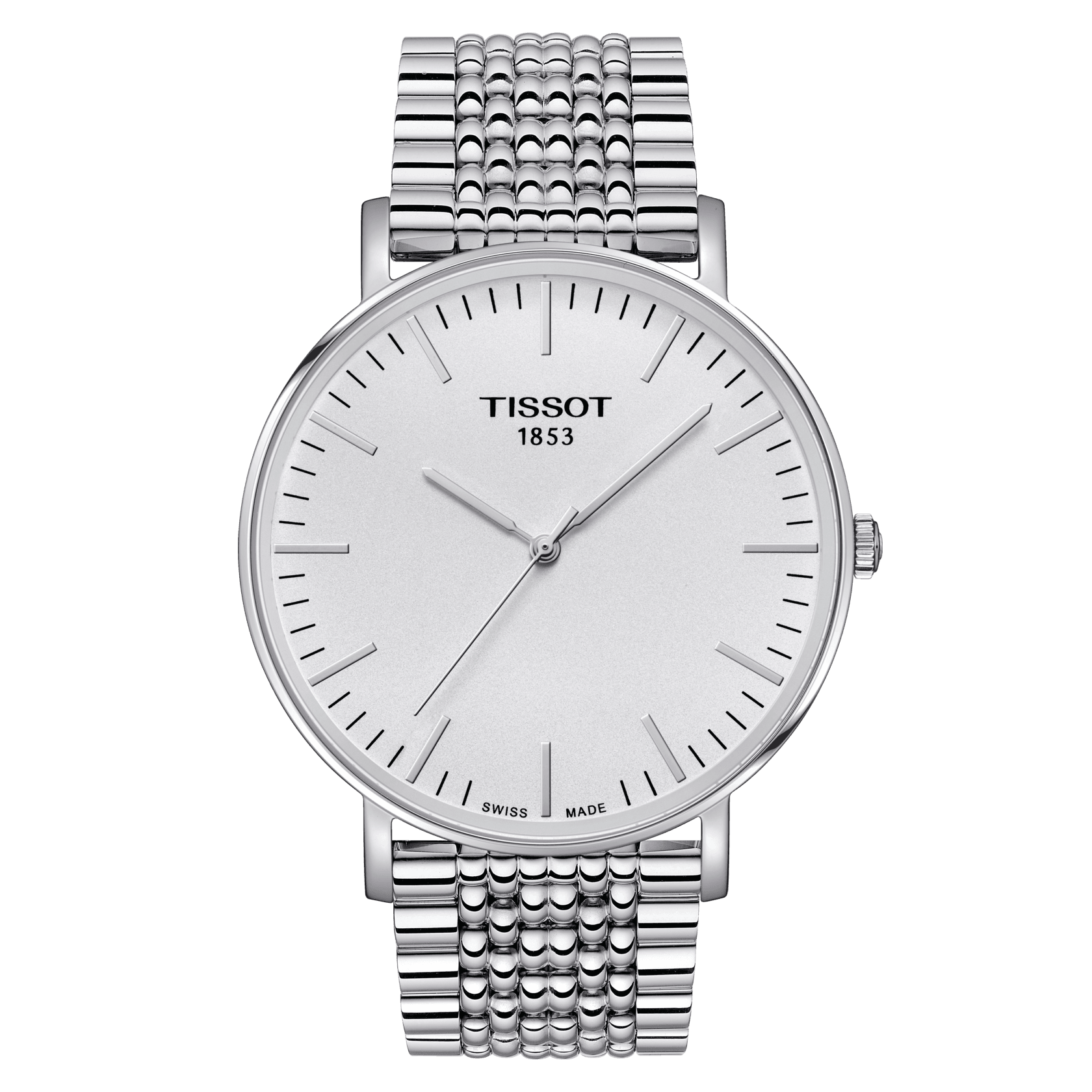 Tissot Everytime Large Silver Dial Men's Watch - Kamal Watch Company