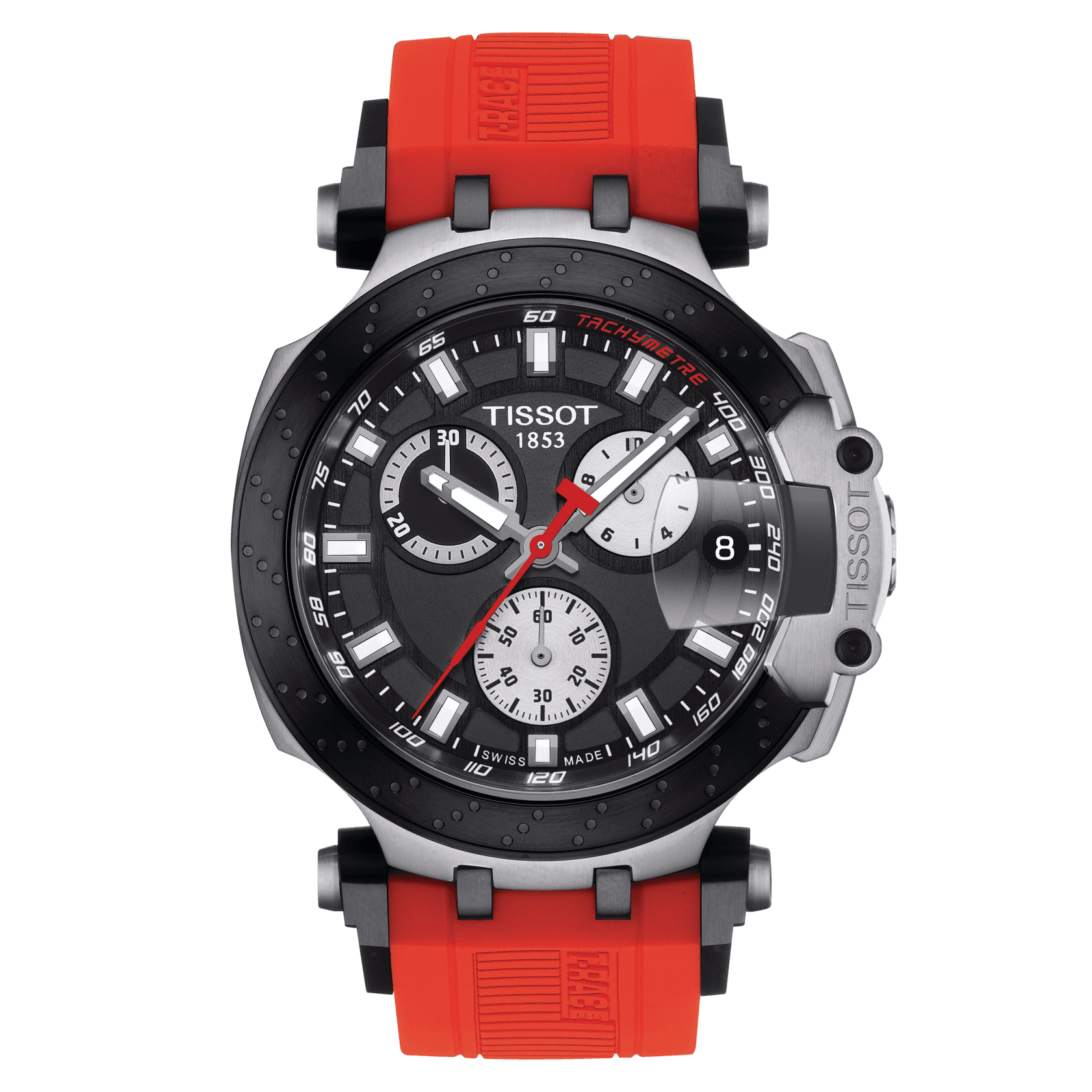 Tissot T-Race Chronograph Black Dial Watch For Men's - Kamal Watch Company