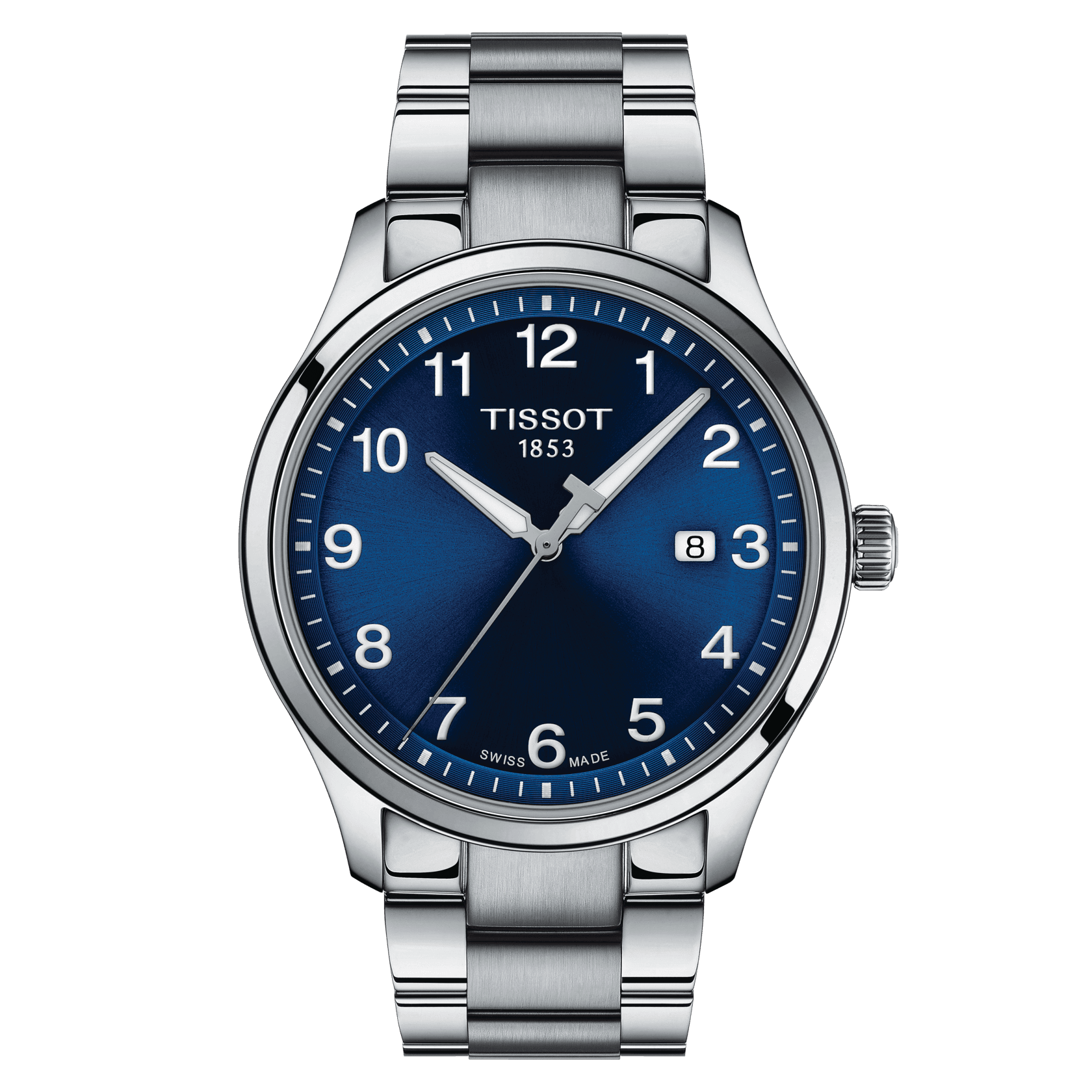 Tissot Gents XL Classic Blue Dial Stainless Watch - Kamal Watch Company