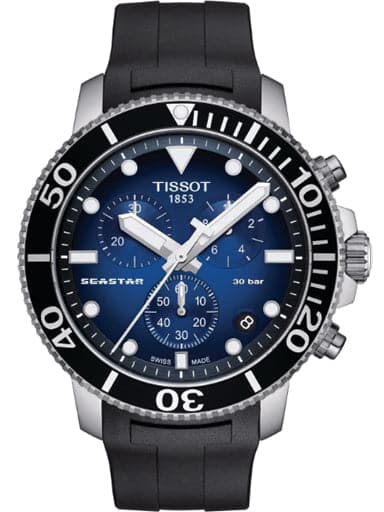 Tissot Seastar 1000 Chronograph Blue Gradient Dial Men's Watch - Kamal Watch Company