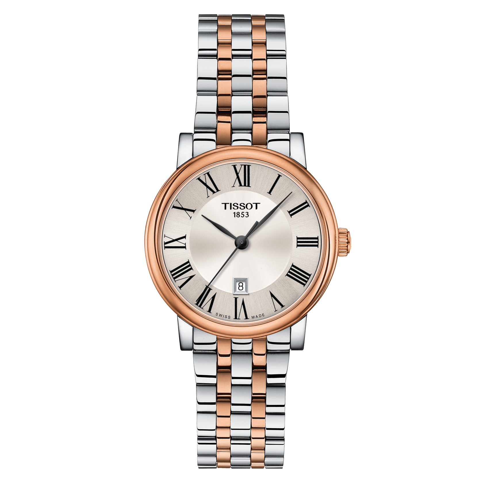 Tissot Carson Premium Stainless Steel Silver Dial Women's Watch - Kamal Watch Company