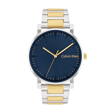 25200216 Calvin Klein Ck Slate Blue Dial Stainless Steel Analog Watch for Men