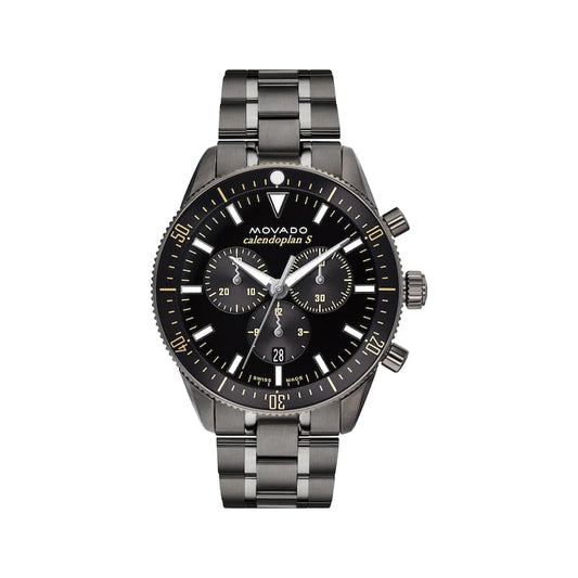 Movado Heritage Calendoplan S Chronograph Men’s Watch 3650125 - Kamal Watch Company