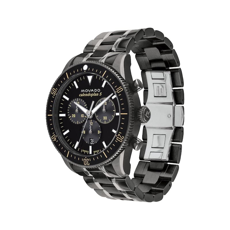 Movado Heritage Calendoplan S Chronograph Men’s Watch 3650125 - Kamal Watch Company