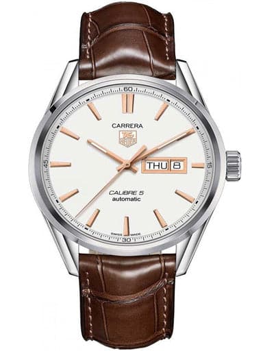 TAG Heuer Carrera Automatic White Dial Men's Watch - Kamal Watch Company
