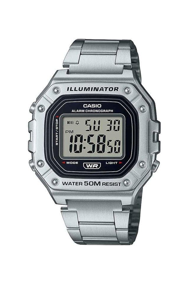 CASIO YOUTH Silver Digital - Unisex Watch D227 - Kamal Watch Company