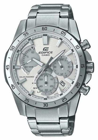 CASIO EDIFICE Silver Chronograph - Men's Watch ED528 - Kamal Watch Company