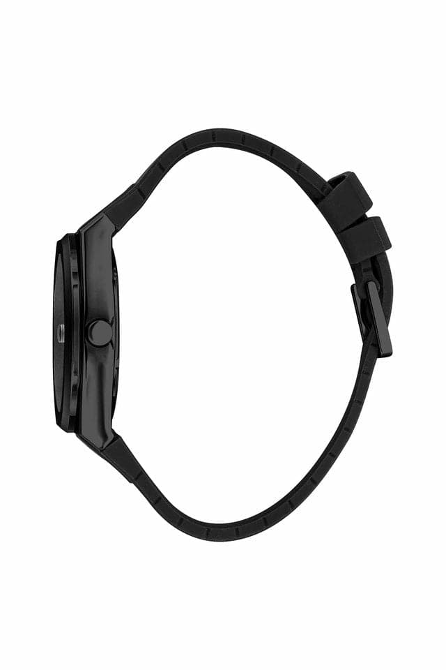 Esprit Mens 42 mm Black Dial Silicone Analog Watch - ES1G305P0085 - Kamal Watch Company
