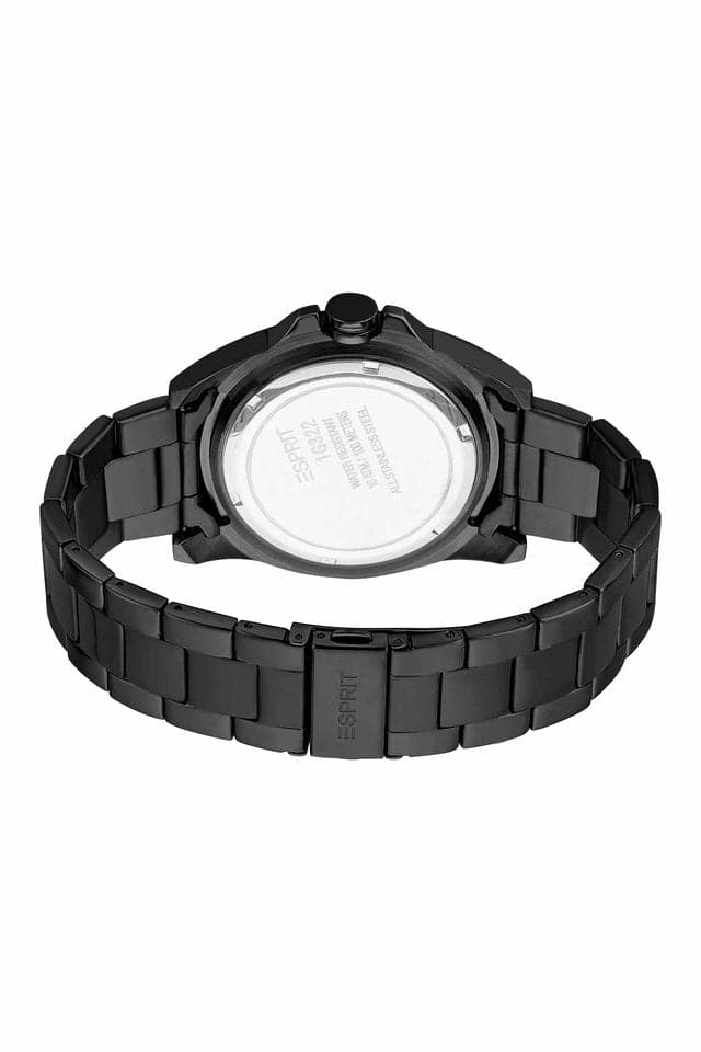 Esprit Mens 44 mm Black Dial Stainless Steel Analog Watch - ES1G322M0075 - Kamal Watch Company